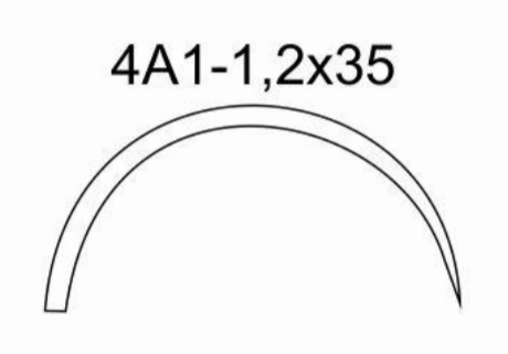 Игла хирургическая 4А1-1,2х35