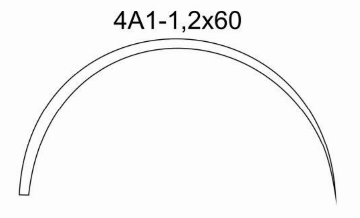 Игла хирургическая 4А1-1,2х60