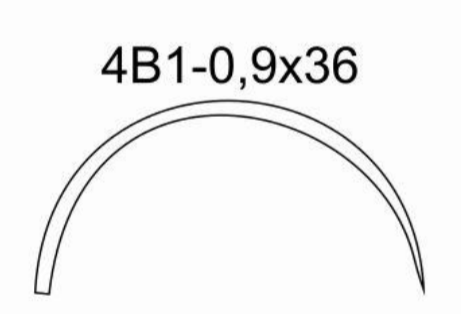 Игла хирургическая 4В1-0,9х36